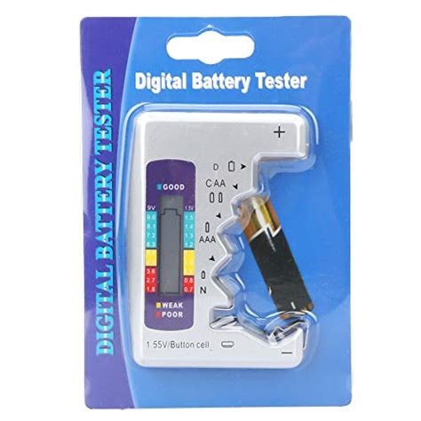 Viagasafamido Digital Battery Tester Battery Capacity Detector Checker Measuring Tool For Button