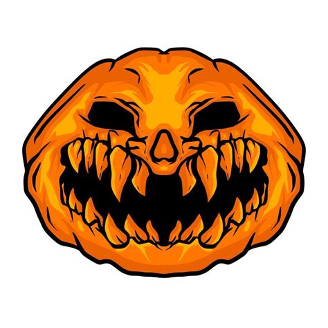 Halloween pumpkin art vector 12393199 Vector Art at Vecteezy