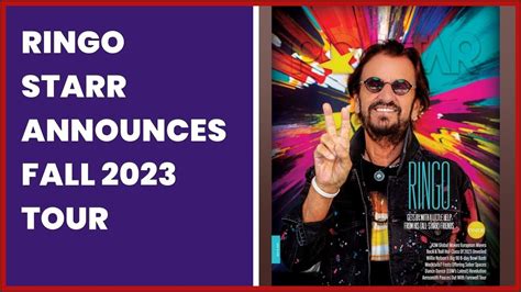 Ringo Starr Announces Fall Tour Youtube