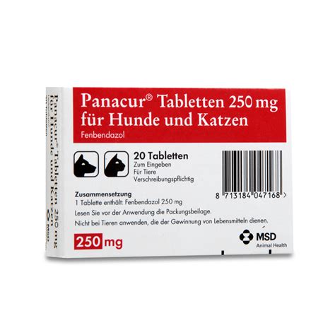 Panacur Tabletten 250 mg 2 x 10 Stück DK Pharma GmbH