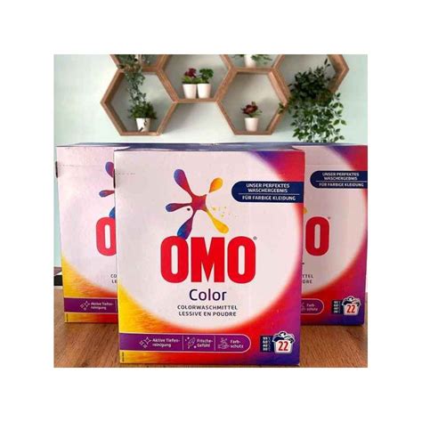 Omo Color Lessive En Poudre Lavages