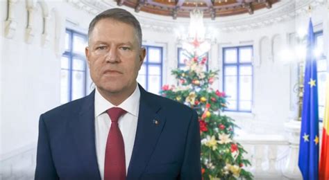 Klaus Iohannis mesaj de Crăciun pentru români Să ne regăsim credința