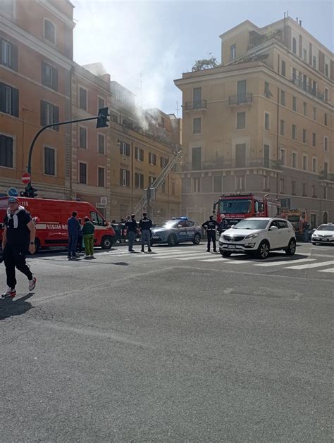 Incendio In Un Appartamento A Roma Coppia Di Anziani Intrappolati E