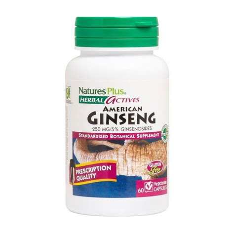 Buy Natures Plus Herbal Actives American Ginseng Mg Life Pharmacy