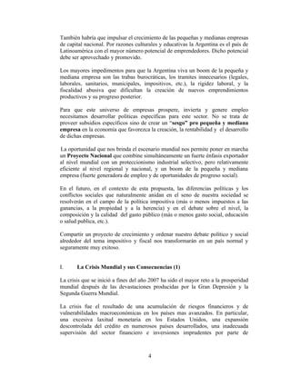 Argentina Ante El Escenario Econ Mico Mundial Reflexiones Para El