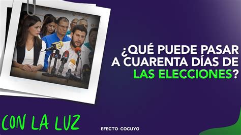 Qu Escenarios Ve David Smolansky De Cara A Las Elecciones Del De