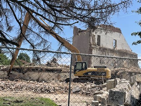 Cannon School Demolition Nearly Complete Vermilion County First