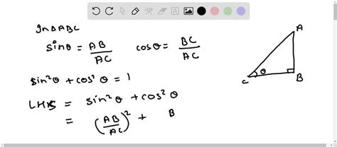 SOLVED Using The Labeling Of The Triangle Below Prove That If Theta