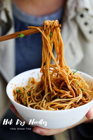 Hot And Dry Noodles Wuhan Noodles China Sichuan Food