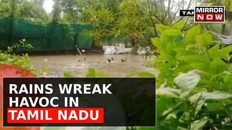 Rain Wreak Havoc In Tamil Naduschool Shuts In Chennai Puducherry