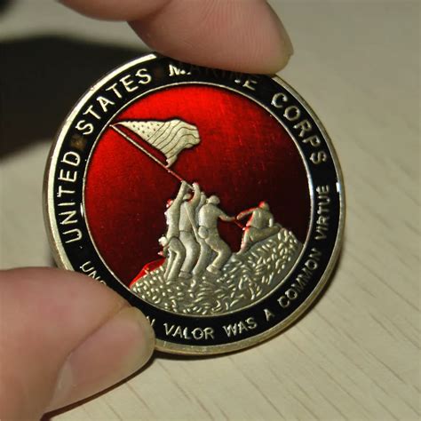 U S Marine Corps Gedenkm Nzen Abteilung Marineblau Milit R Metall