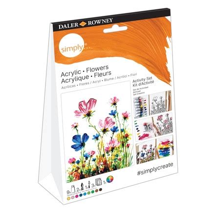 Activity set 1 acrílico simply Daler Rowney Daler Rowney El Corte