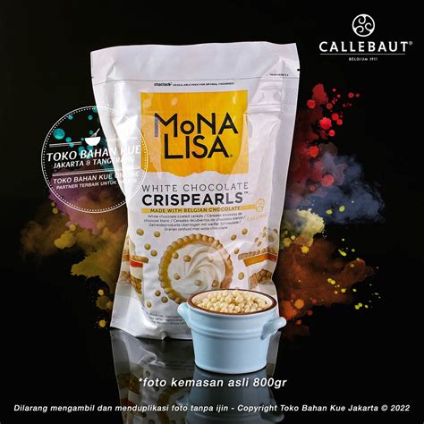 Jual MonaLisa Crispearls White 800gr Kemasan Asli Barry Callebaut