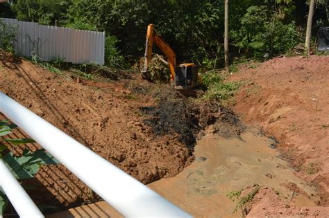 Prefeitura realiza limpeza dos córregos Município de Comendador Levy