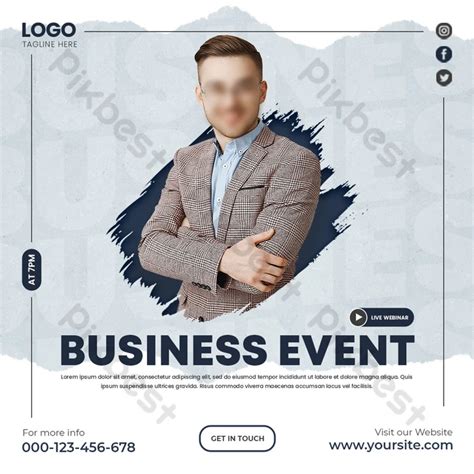 corporate business event banner template psd   pikbest