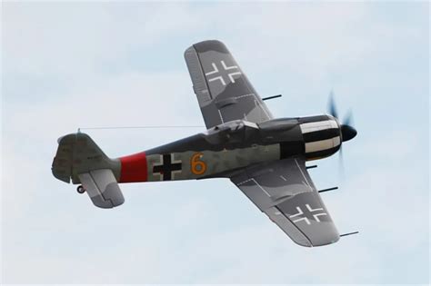 1400mm 1 4m Focke Wulf Fw 190 Fw190 Yellow 6 4s 6ch With Flaps Retracts