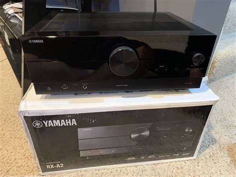 Black Yamaha Rx A A Aventage Channel Av Receiver With Musiccast At