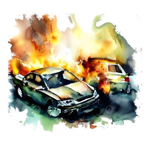 Car Accidents Fire And Collision Car Fire Accident Car Fire Crash