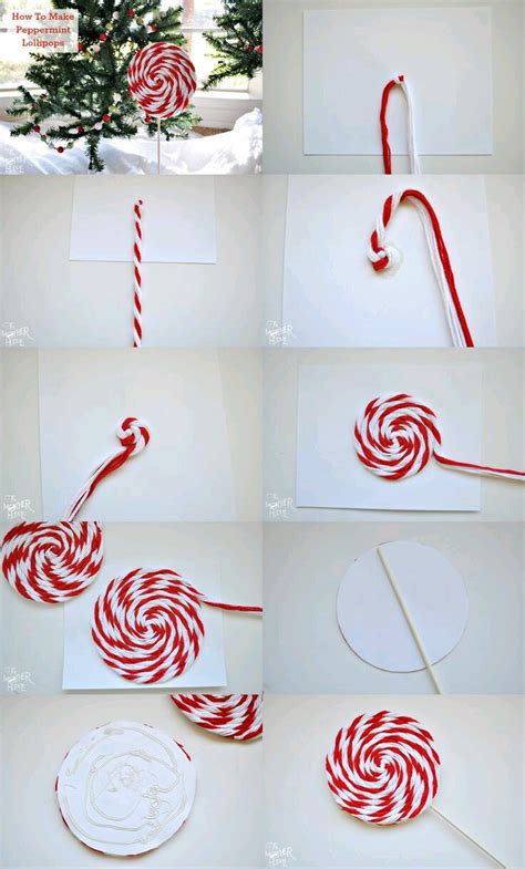 Cómo Hacer Decoraciones De Caramelos Navideños Con Materiales Fáciles Y