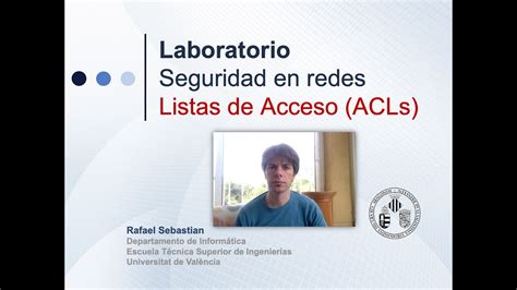 Laboratorio Tutorial Listas De Acceso Acls Youtube