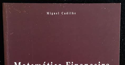 matematica financeira aplicada miguel cadilhe rosas  lago