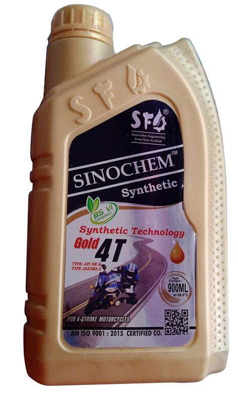 Sinochem Four Stroke Synthetic Oil At Rs Litre Four Stroke Engine