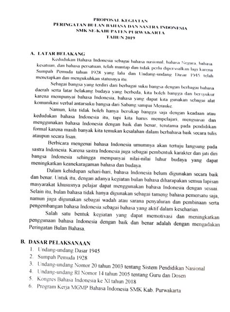 Contoh Proposal Kegiatan Lomba Sekolah Website Edukasi