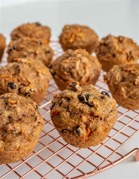 Healthy Carrot Cake Muffins — Bless This Mess