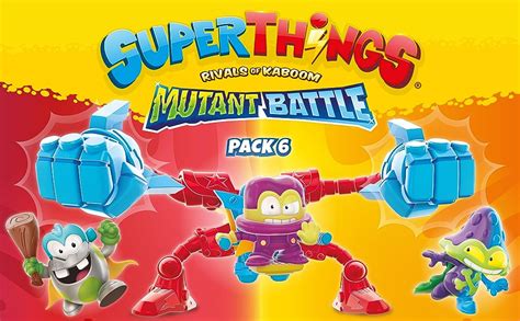 SUPERTHINGS Serie Mutant Battle Pack De 6 Incluye 4 SuperThings 1