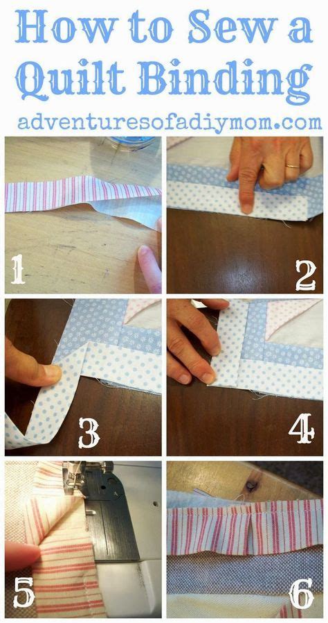 How To Sew A Quilt Binding Quilt Binding Sewing Binding Quilt