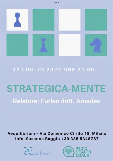 Strategica Mente Serata Corso ITALIA OLISTICA