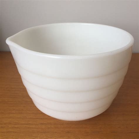 Pyrex For Westinghouse Milk Glass Bowl White Mixing Bowl Etsy Canada