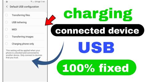 Charging Connected Device Via Usb Problem Charging Connected Device