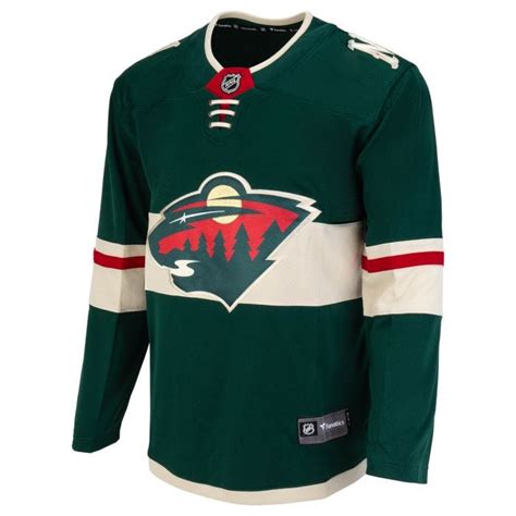 Minnesota Wild Fanatics Premier Breakaway Blank Adult Hockey Jersey