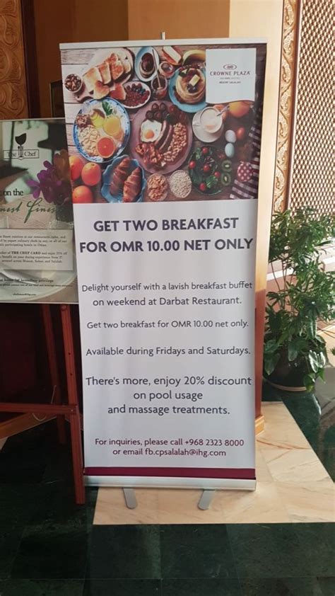 Breakfast At Crowne Plaza Resort Salalah Darbat Restaurant