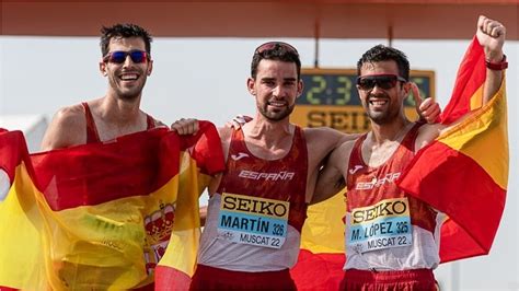 Atletismo España campeona del mundo en hombres y subcampeona en