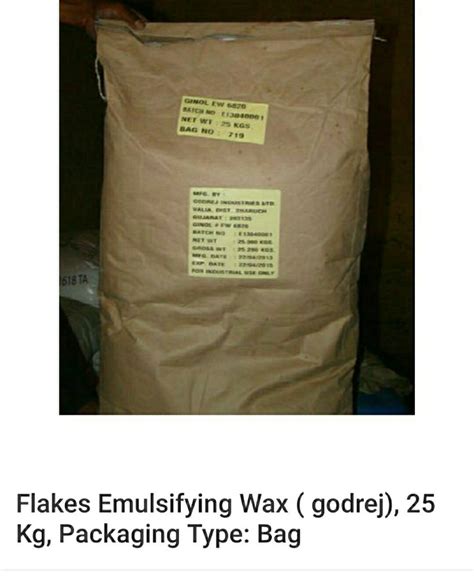 Emulsifying Wax Godrej For Industrial Grade Standard Technical Grade