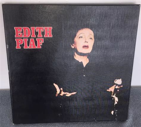 COFFRET DE 4 vinyles 33 tours d Edith Piaf aux Ed Sélection du Reader