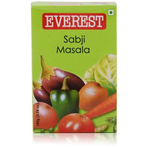 MDH EVEREST SABJI MASALA Packaging Size 100 G Packaging Type Box At