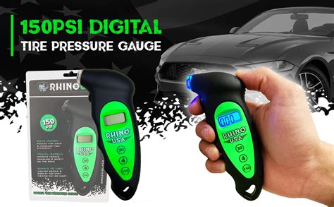 150 Psi Digital Tire Gauge Rhino Usa Inc