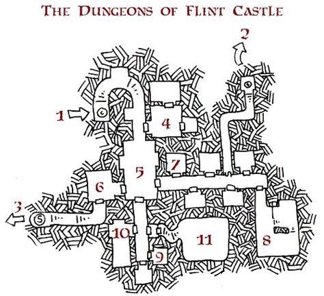 Friday Map The Dungeons Of Flint Castle Dyson S Dodecahedron