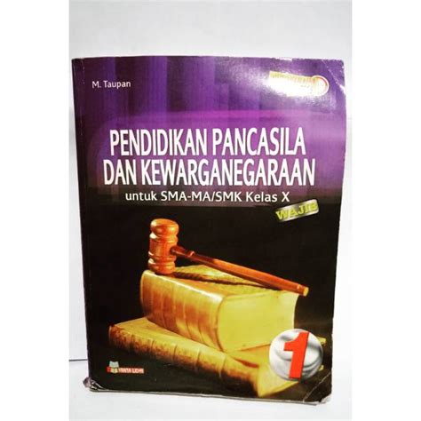 Jual Pendidikan Pancasila Dan Kewarganegaraan Kelas Preloved