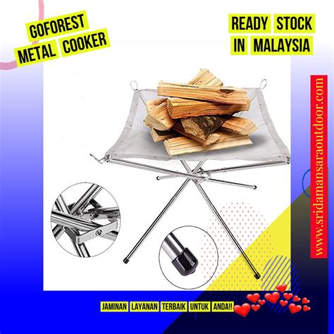 Portable Outdoor Fire Pit Camping Stainless Steel