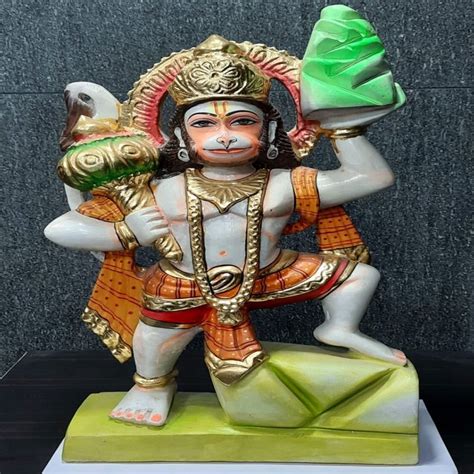 White Marble Hanuman Ji Statue Temple At Rs In Kolkata Id