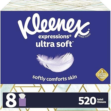 Amazon Kleenex Ultra Soft Facial Tissues Flat Boxes