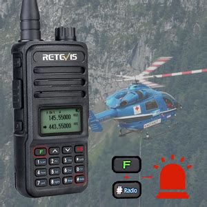 Retevis RT85 Walkie Talkie Doble Banda Walkie Talkie Largo Alcance