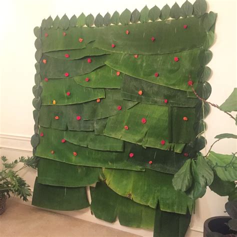 Stunning Banana Leaf Backdrop Tutorial The Keybunch Decor Blog