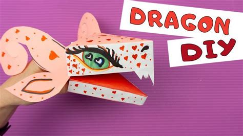 Diy Cool Paper Dragon Puppet Tiktok How I Made A Dragon Pupet Easy