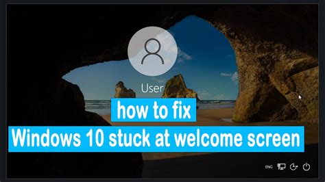 How To Fix Windows Stuck On Welcome Screen Youtube