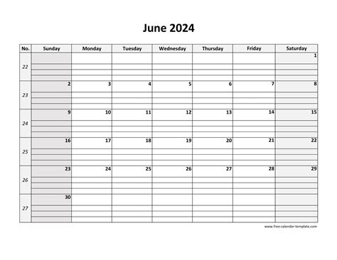 Free Printable 2024 Calendar With Grid Lines Heda Hyacinthia